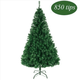 5.5ft Green Christmas Tree with 850 Full Branch Tips for Holiday Decoration