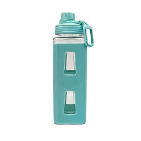 HL Square Cup, Modern Reusable Drink Cup for Hot & Cold Beverages (Option: Light Blue)