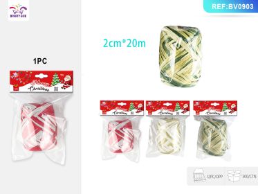 Christmas Pull-Up Wrapping Paper Roll, Festive Holiday Gift Wrap Paper for Presents, Crafts, and Seasonal Decorating (Option: Tri color mixed packaging)