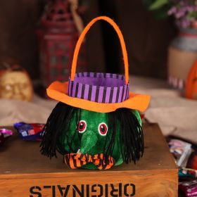 Halloween Candy Gift Bags and Boxes, Cute Pumpkin and Witch Treat Containers for Trick-or-Treat and Party Favors (Option: Witch)