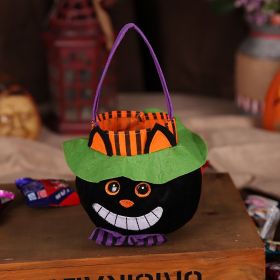 Halloween Candy Gift Bags and Boxes, Cute Pumpkin and Witch Treat Containers for Trick-or-Treat and Party Favors (Option: Blackcat)