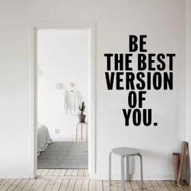 Creative English Alphabet Wall Stickers, Flat Waterproof PVC Letter Decals for Bedroom and Living Room Decoration (Option: L)