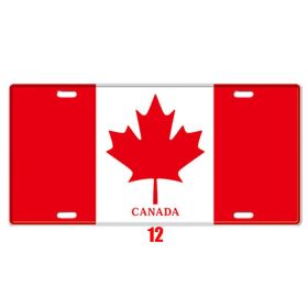 Vintage Tin Painting Wall Art, Retro Metal Sign Decor for Home, Bar, Café, or Garage Display (Option: 012)