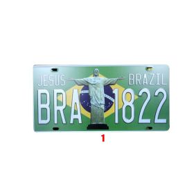 Vintage Tin Painting Wall Art, Retro Metal Sign Decor for Home, Bar, Café, or Garage Display (Option: 01)
