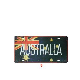 Vintage Tin Painting Wall Art, Retro Metal Sign Decor for Home, Bar, Café, or Garage Display (Option: 05)