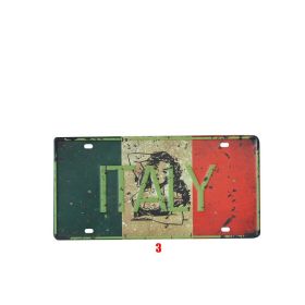 Vintage Tin Painting Wall Art, Retro Metal Sign Decor for Home, Bar, Café, or Garage Display (Option: 03)