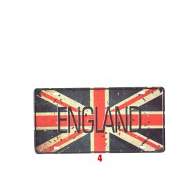 Vintage Tin Painting Wall Art, Retro Metal Sign Decor for Home, Bar, Café, or Garage Display (Option: 04)