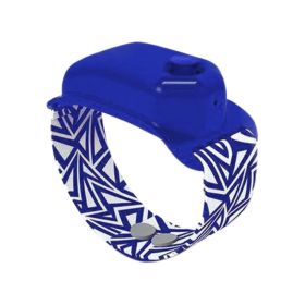 Hand Sanitizer Bracelet in Various Styles for Portable Personal Hygiene (Color: Blue)