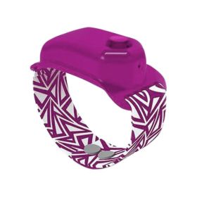 Hand Sanitizer Bracelet in Various Styles for Portable Personal Hygiene (Color: Pink)