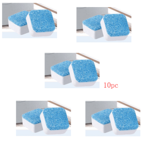 Washing Machine Tub Cleaner Bombs, Deep-Clean Tablets for Removing Odor and Residue in Top and Front Load Washers (Option: 10pc)