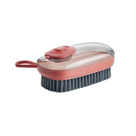 Kitchen Dishwashing Brush for Household Cleaning and Sink Use (Color: Red)