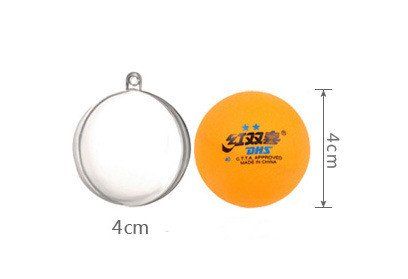 Hollow Plastic Hanging Ball Decoration, PS Clear Ornament Ball for DIY Crafts, Events, and Home Décor (Option: 40mm)