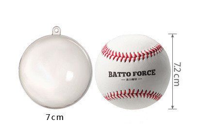 Hollow Plastic Hanging Ball Decoration, PS Clear Ornament Ball for DIY Crafts, Events, and Home Décor (Option: 70mm)