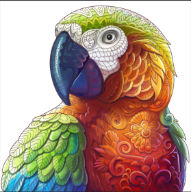 Animal-Shaped Wooden Jigsaw Puzzle, Colorful Elephant and Turtle Pieces Christmas Gift Puzzle for Kids and Family Play (Option: 3 Style-A5)