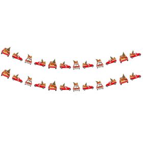 Christmas Party Decorative Flag Banner for Indoor & Outdoor Holiday Celebrations (Option: W13278815)