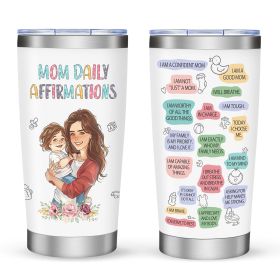 20oz Car Travel Cup with Lid, Reusable Drink Tumbler for Hot & Cold Beverages (Option: Style24)