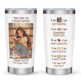 20oz Car Travel Cup with Lid, Reusable Drink Tumbler for Hot & Cold Beverages (Option: Style6)