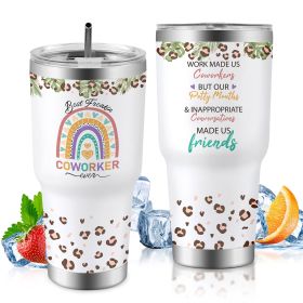 30oz Car Travel Cup with Lid, Reusable Drink Tumbler for Hot & Cold Beverages (Option: Style11)