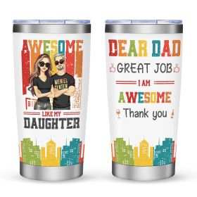 20oz Car Travel Cup with Lid, Reusable Drink Tumbler for Hot & Cold Beverages (Option: Style8)