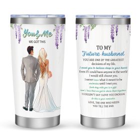 20oz Car Travel Cup with Lid, Reusable Drink Tumbler for Hot & Cold Beverages (Option: Style10)