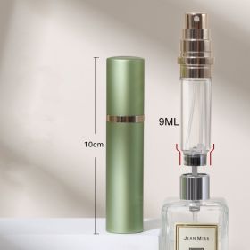 Refillable Travel Perfume Atomizer Spray Bottle for Portable Fragrance Storage and Sampling (Option: 9ML Green)