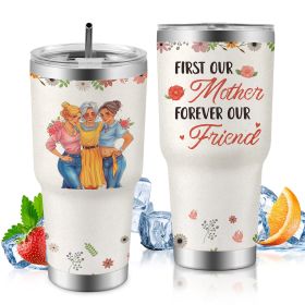 30oz Car Travel Cup with Lid, Reusable Drink Tumbler for Hot & Cold Beverages (Option: Style16)