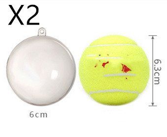 Hollow Plastic Hanging Ball Decoration, PS Clear Ornament Ball for DIY Crafts, Events, and Home Décor (Option: 60mm10pcs)