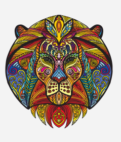 Animal-Shaped Wooden Jigsaw Puzzle, Colorful Elephant and Turtle Pieces Christmas Gift Puzzle for Kids and Family Play (Option: 6 Style-A5)