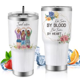 30oz Car Travel Cup with Lid, Reusable Drink Tumbler for Hot & Cold Beverages (Option: Style10)