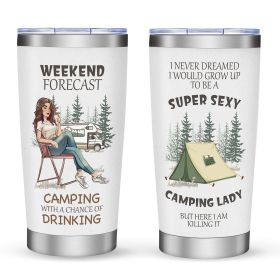 20oz Car Travel Cup with Lid, Reusable Drink Tumbler for Hot & Cold Beverages (Option: Style20)