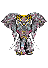 Animal-Shaped Wooden Jigsaw Puzzle, Colorful Elephant and Turtle Pieces Christmas Gift Puzzle for Kids and Family Play (Option: 5Style-A3)