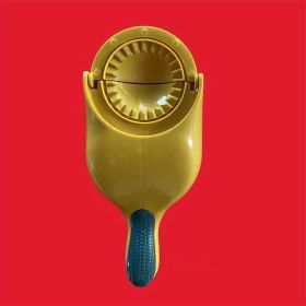 Dumpling Wrapper Press – Manual Kitchen Tool for Homemade Dumplings (Color: Yellow)