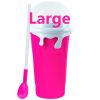 Summer Squeeze Homemade Juice Water Bottle Quick-Frozen Smoothie Sand Cup Pinch Fast Cooling Magic Ice Cream Slushy Maker Beker
