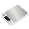 Digital Kitchen Scale – 10kg Capacity, Stainless Steel Food Weighing Scale with LCD Display, 1g Precision