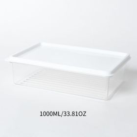 Clear Food Storage Container – Airtight Box for Fridge & Freezer (Capacity: 1000ML)