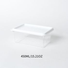 Clear Food Storage Container – Airtight Box for Fridge & Freezer (Capacity: 450ML)