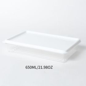 Clear Food Storage Container – Airtight Box for Fridge & Freezer (Capacity: 650ML)