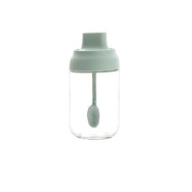 Glass Seasoning & Oil Set – Condiment Jar with Spoon and Oil Brush Bottle (Items: 250ml With Scoop 1)