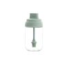 Glass Seasoning & Oil Set – Condiment Jar with Spoon and Oil Brush Bottle