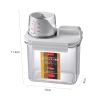Large Clear Cereal Storage Container – Airtight Plastic Food Storage Box with Lid for Kitchen & Pantry Organization