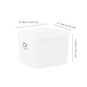 Reusable Refrigerator Storage Containers with Lids – Food-Safe Boxes for Fruits, Vegetables, Salads & Snacks (size: small)