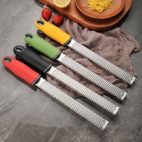 Stainless Steel Multi-Purpose Grater for Cheese, Fruit & Chocolate (Color: Shredder-red)