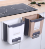 Collapsible Wall-Mounted Kitchen Trash Can – Hanging Plastic Garbage Bin for Cabinet Doors