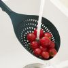 Nylon Slotted Strainer Spoon – Heat Resistant Food Grade Spoon for Draining Dumplings, Noodles & Fried Foods