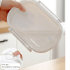 Microwave-Safe Divided Lunch Box with Fruit Compartment – Portable Fresh-Keeping Container for Kids and Students