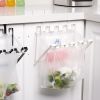 Garbage Bag Holder Hanging Trash for Trash Bag Rack Kitchen Cupboard Mounts Over Cabinet Doors Cupboards Garbage Rack Organizer