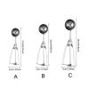 Stainless Steel Ice Cream & Fruit Scoop – Heavy-Duty Ball Spoon for Dessert, Melon, Sorbet & More