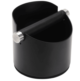 PSFC041 Black SUS Coffee Powder Bucket Round Coffee Powder Box Home Coffee Powder Dumping Box 4.5*4.5*3 Inch Coffee Powder Box Walnut Coffee Powder Bu (PSFC041: PSFC041)