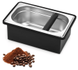 PSFC36 Home Coffee Powder Box Coffee Powder Bucket Coffee Powder Dumping Box 27*16.5*10.5cm Coffee Powder Box SUS Coffee Powder Bucket Coffee powder,