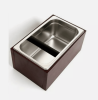 PSFC36 Home Coffee Powder Box Coffee Powder Bucket Coffee Powder Dumping Box 27*16.5*10.5cm Coffee Powder Box SUS Coffee Powder Bucket Coffee powder,